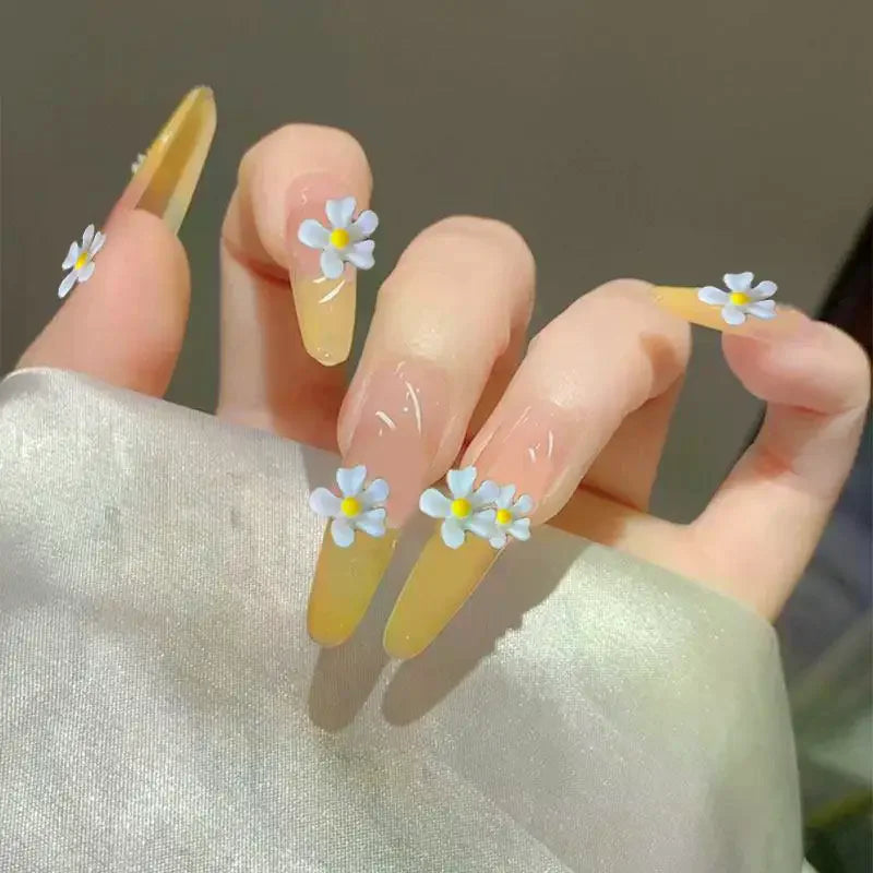 50-Pack 3D Resin Flower Nail Charms | Summer Floral Nail Art 3D Nail Charms QXL