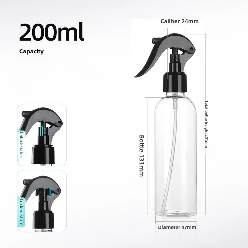 Refillable Spray Bottle 100–500ml | Pump Mist Sprayer Refillable Spray Bottle QXL Black-200ml