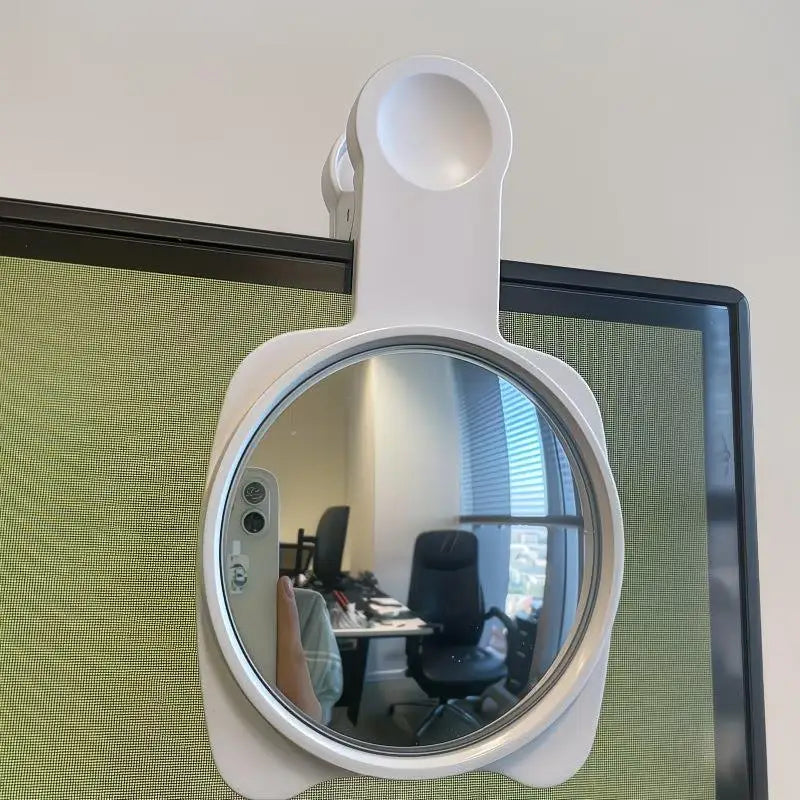 360° Convex Privacy Mirror for Desk & Monitor – Wide Angle Desk Privacy Mirror QXL