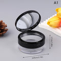 Travel Loose Face Powder Compact Sifter Case with Mirror Powder Compact Case QXL A1