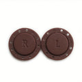 Invisible Magnetic Snap Buttons for Sewing | Concealed Clasp Magnetic Sewing Button QXL brown