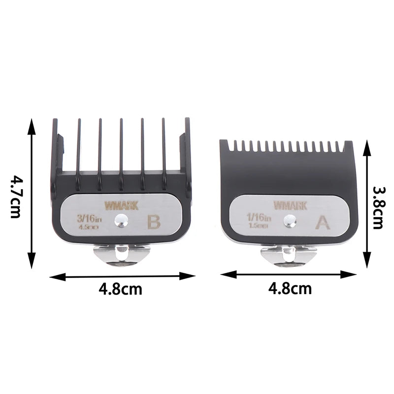 2-Pack Hair Clipper Guide Combs 1.5mm & 4.5mm | Universal Fit Clipper Guide Comb QXL one size