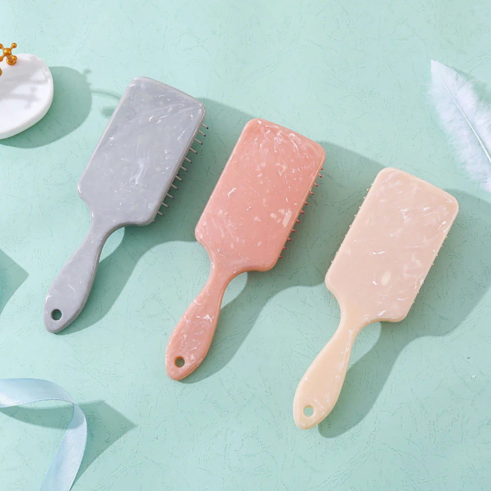 Air Cushion Detangling Hair Brush | Anti-Static Marble Comb Detangling Hair Brush QXL