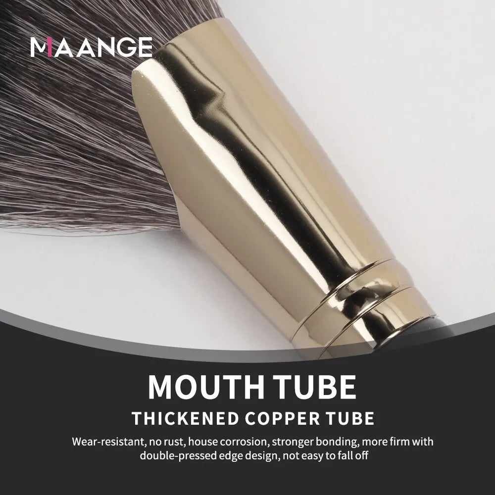 MAANGE Angled Blush Bronzer Brush | Contour & Highlight Makeup Blush Brush QXL