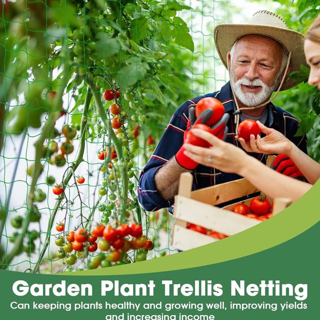 Heavy-Duty Polyester Garden Trellis Netting – Climbing Plants Garden Trellis Netting QXL