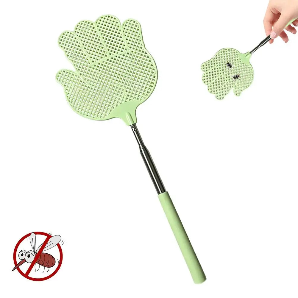 Telescopic Fly Swatter | Extendable Stainless Steel Handle Telescopic Fly Swatter QXL A