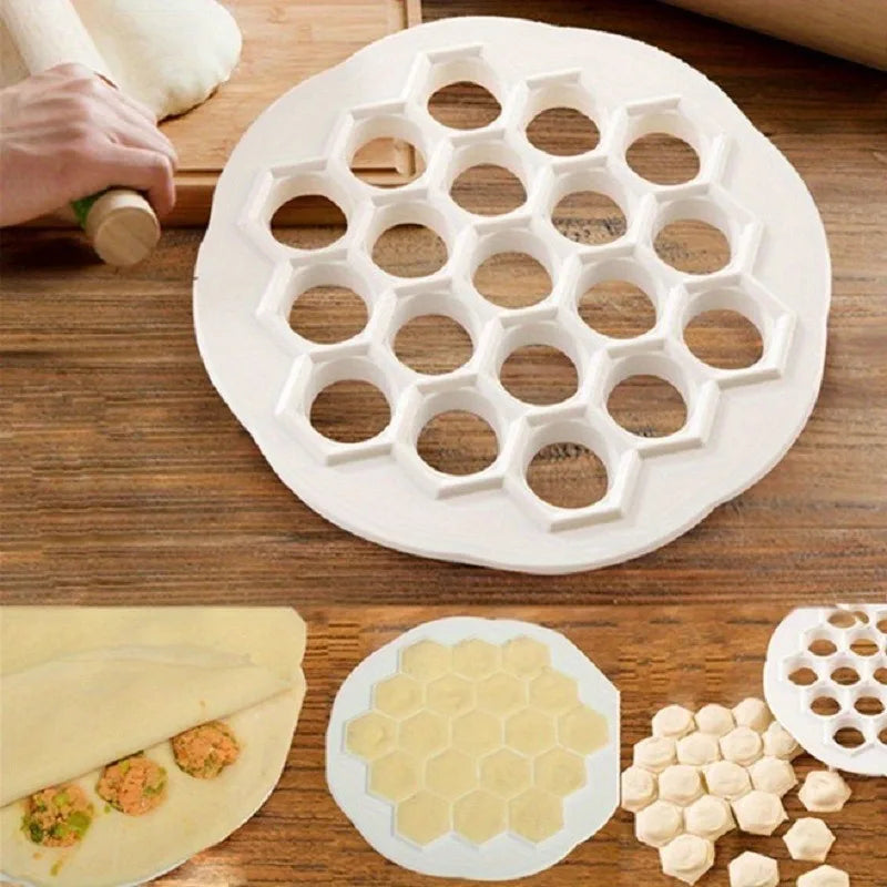 Plastic Dumpling Mold & Dough Press | DIY Pastry Maker Tool Dumpling Mold Press QXL