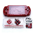 PSP 2000 Full Replacement Shell Kit – ABS Housing & Buttons Console Shell Kit QXL red