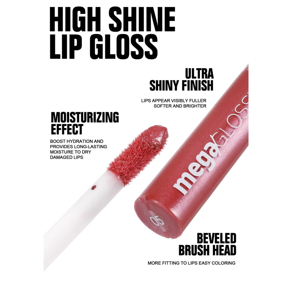 Handaiyan Mirror Shine Lip Gloss | Lip Glaze & Liquid Lipstick Lip Gloss QXL