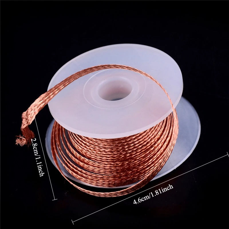 Copper Desoldering Braid | Solder Wick Remover Wire Desoldering Braid QXL