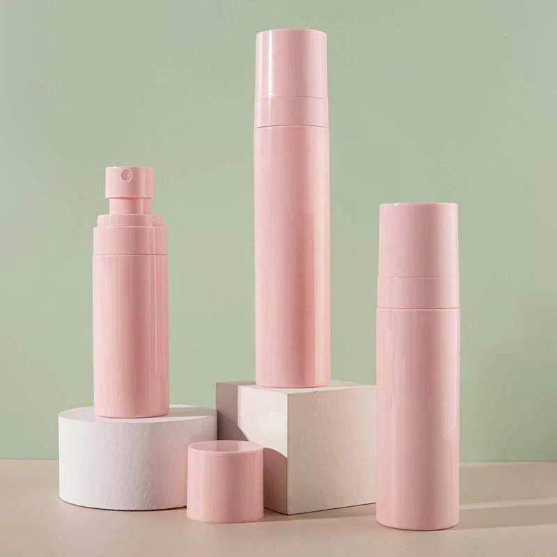 Pink Refillable Mist Spray Bottle 60ml 80ml 100ml Travel Atomiser Refillable Spray Bottle QXL
