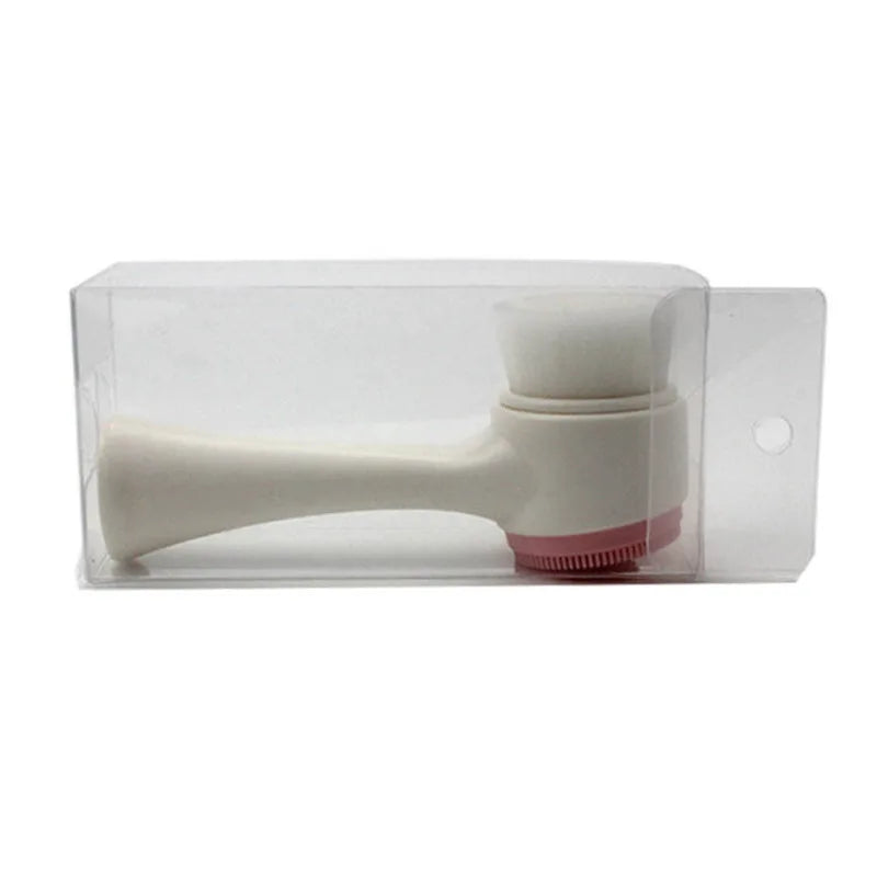 Double-Sided Silicone Face Cleansing Brush | Portable Facial Tool Facial Cleansing Brush QXL