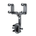360° Rotating Car Phone Holder – Rearview Mirror Mount Car Phone Mount QXL black