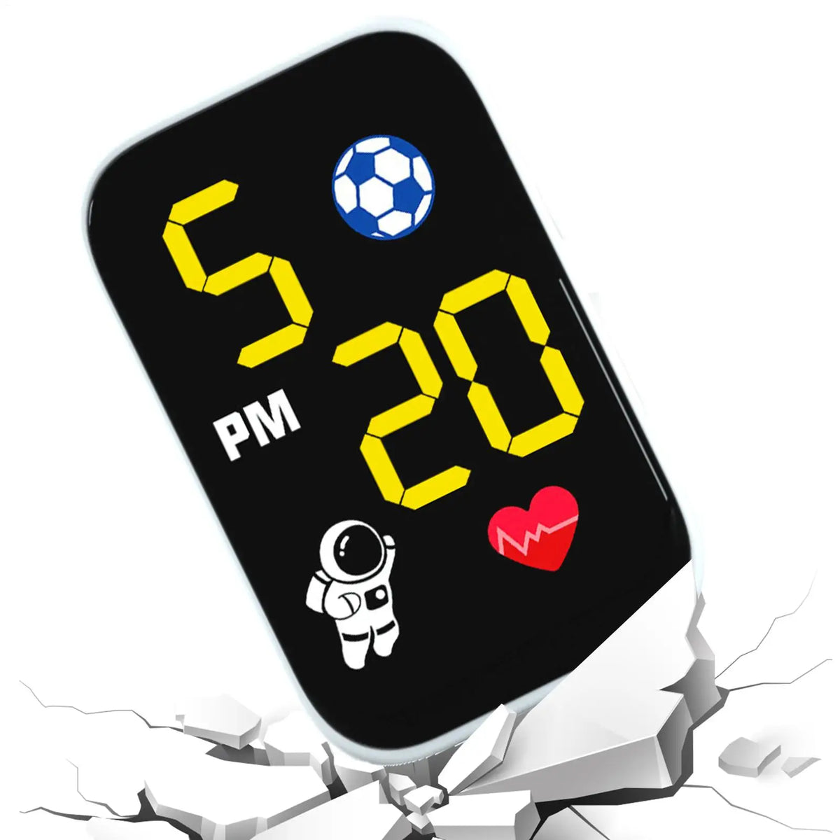 Waterproof Mini Motorcycle Dashboard Clock with LED Light Motorcycle Dashboard Clock QXL