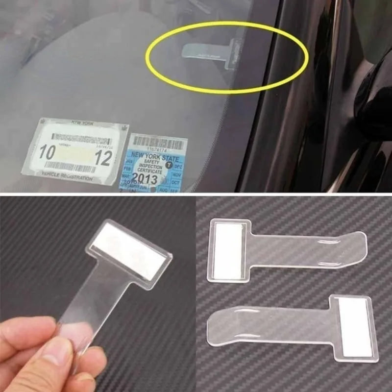 Temporary Parking Ticket Holder | Car Windshield Card Holder Car Card Holder QXL