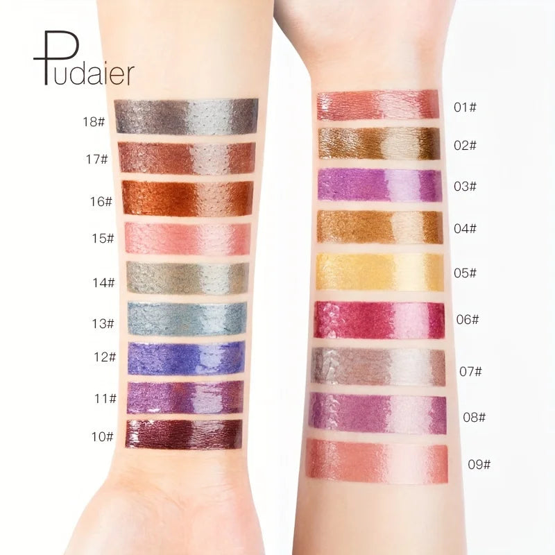 Metallic Glitter Lip Gloss – Waterproof, Non-Sticky & Hydrating Glitter Lip Gloss QXL