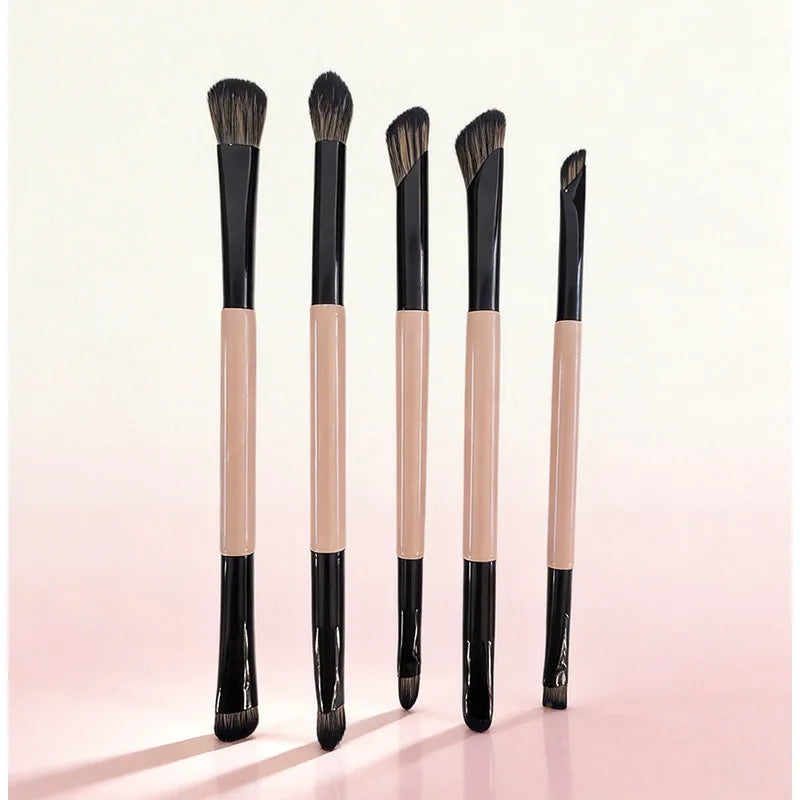 5-Piece Makeup Brush Set | Concealer, Contour & Eye Brushes Makeup Brush Set QXL
