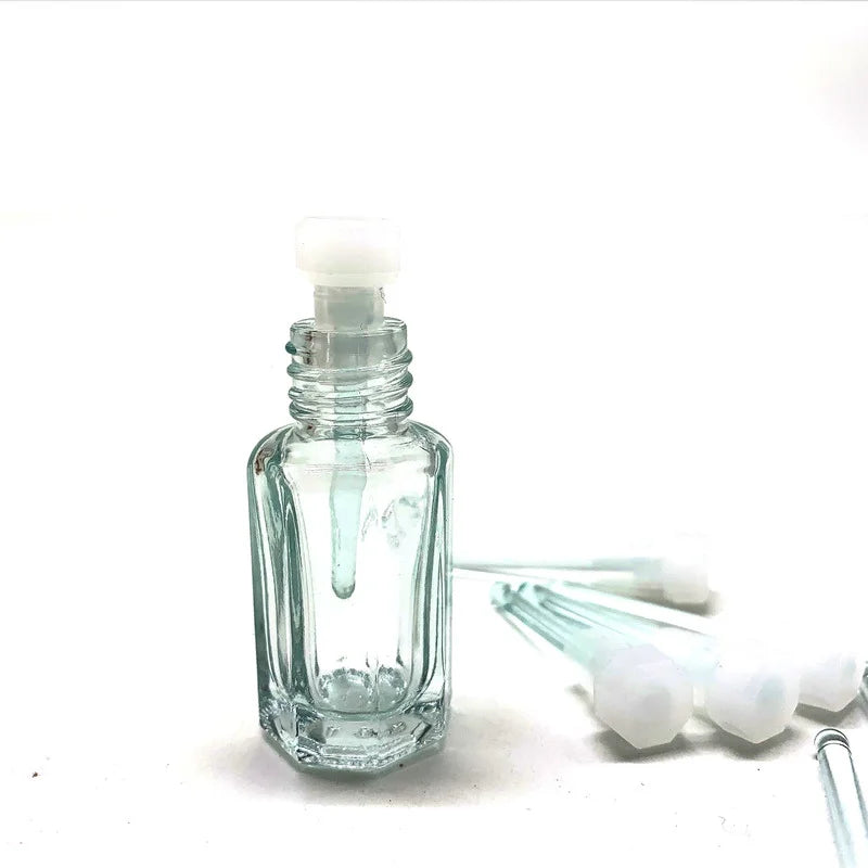 100-Pack Glass Dropper Sticks for 3ml 6ml 9ml Attar Bottles Perfume Dropper Sticks QXL