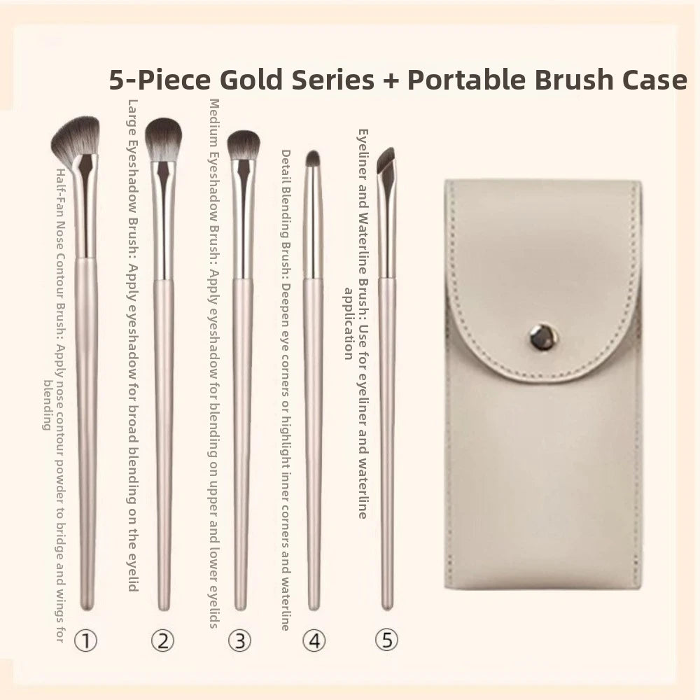 Angled Triangle Makeup Brush Set | Contour & Under-Eye Kit Makeup Brush Set QXL