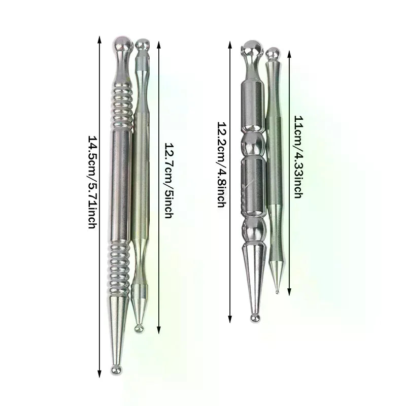 Stainless Steel Acupressure Pen | Trigger Point Massage Tool Acupressure Massage Pen QXL