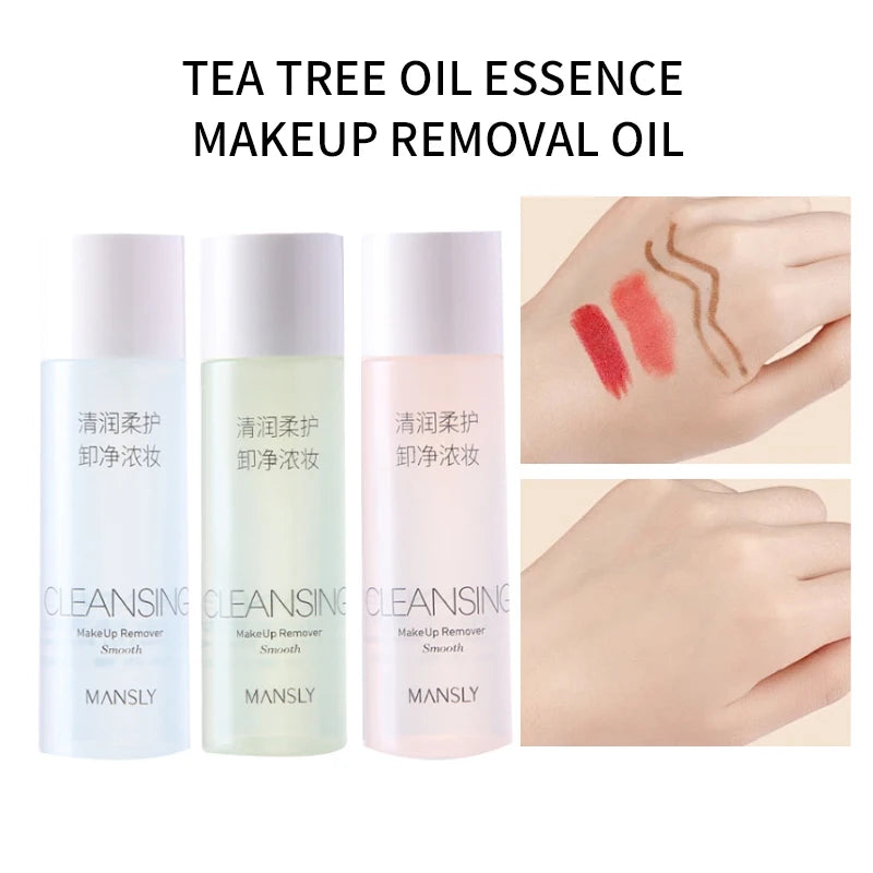 MANSLY Tea Tree Cleansing Water – Gentle Makeup Remover 30ml Cleansing Water QXL
