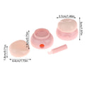 3.5g Mini Refillable Cosmetic Jar with Silicone Spoon Refillable Cosmetic Jar QXL 1PCS