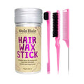 Hair Wax Stick Set – Anti-Frizz High Shine Pomade & 3 Combs Hair Wax Styling Set QXL Purple