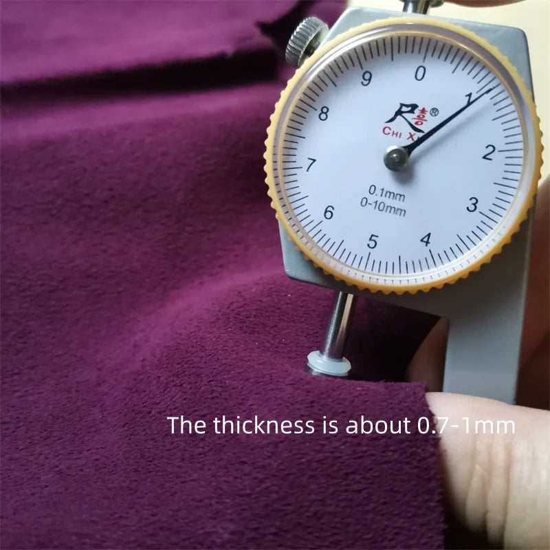 Burgundy Frosted Sheepskin Leather 0.7–1mm | First Layer DIY DIY Leather Hide QXL