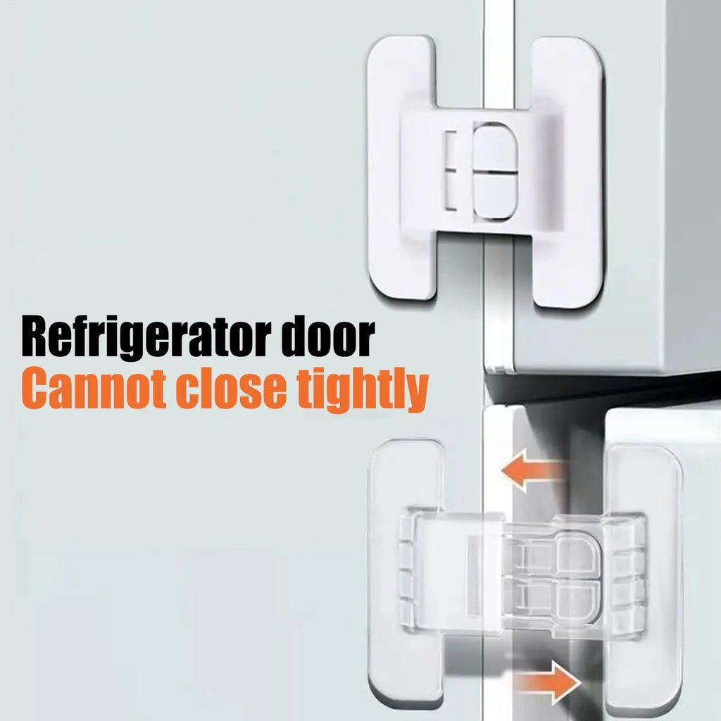 Baby Safety Fridge & Cabinet Lock | Anti-Open Buckle Baby Safety Lock QXL