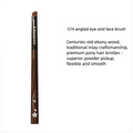 Sandalwood Slanted Eyelid Brush | Horsehair Eye Brush Eye Makeup Brush QXL S74 Angled Eyelid Br