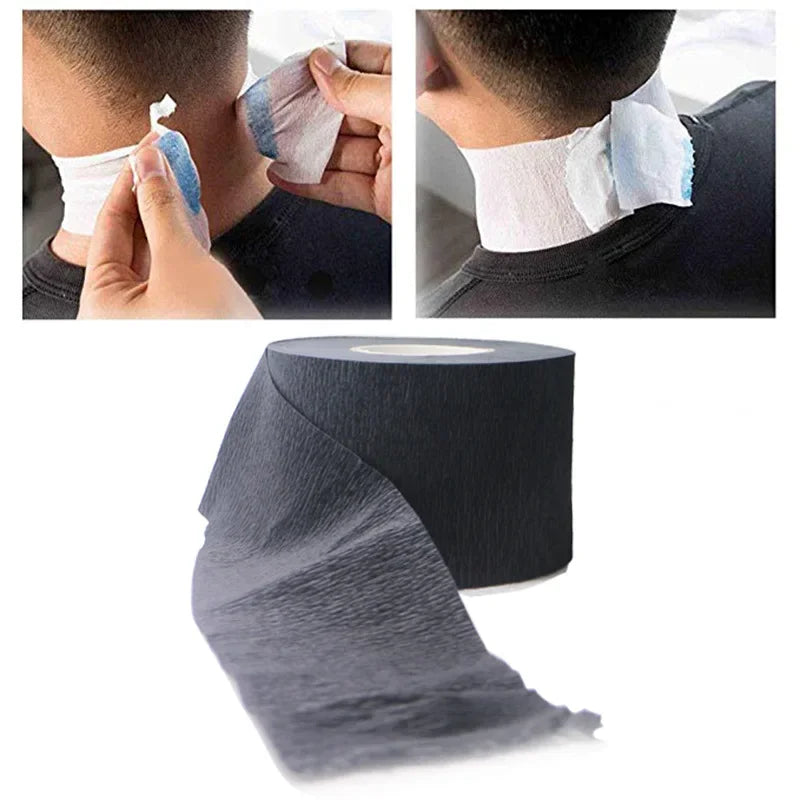 5-Roll Disposable Barber Neck Strips | 400 Salon Neckbands Barber Neck Strips QXL