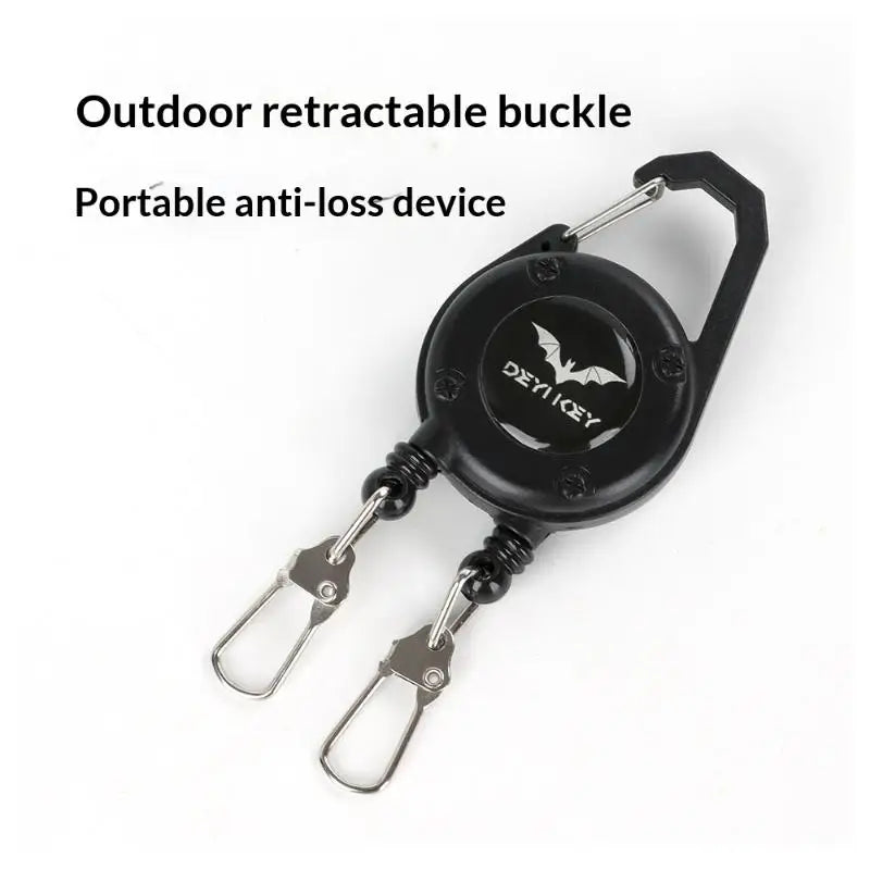 Double Head Retractable Badge Reel Holder | Dual Clip Wire Badge Reel Holder QXL