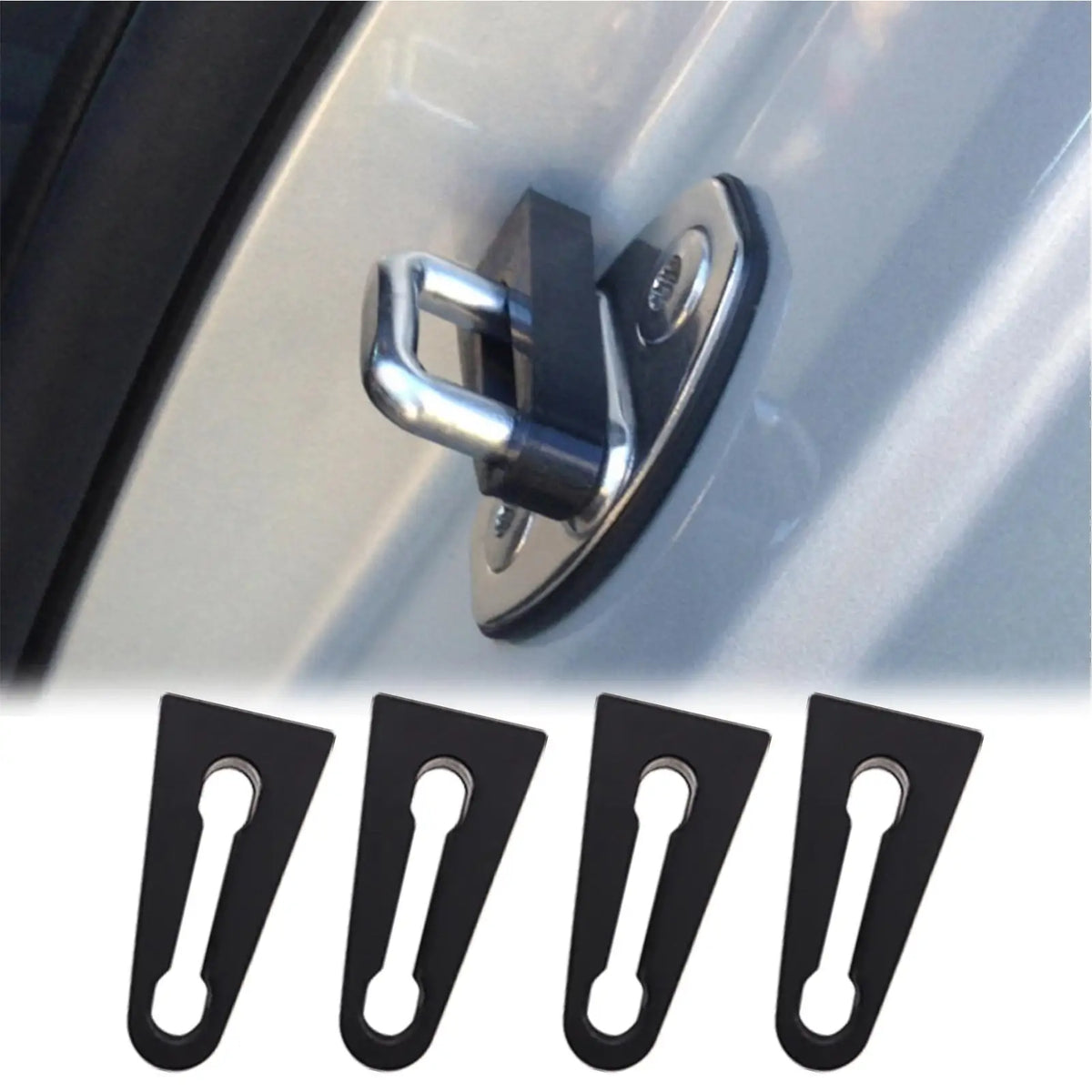 4-Pack Car Door Lock Sound Deadening Rubber Damper Cushion Car Door Damper QXL
