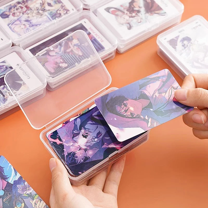 Transparent Playing Card Storage Box | 1 or 3-Pack Organizer Card Storage Box QXL