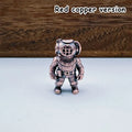 Brass Diver Figurine Bead | EDC Lanyard & Bracelet Charm Brass Figurine Charm QXL Purple
