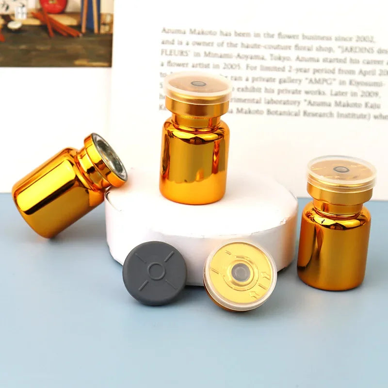 5ml Borosilicate Glass Sterile Vial | Self-Healing Port & Flip Cap Sterile Glass Vial QXL