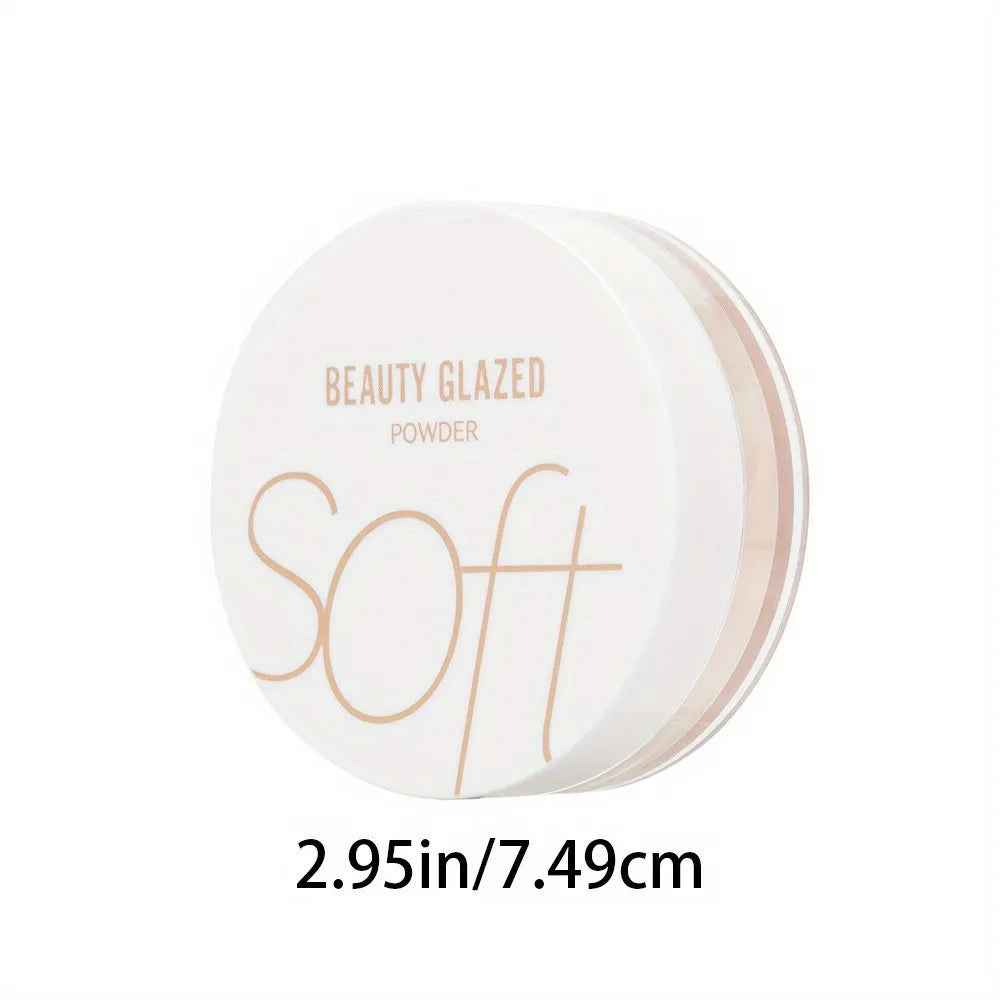 Beauty Glazed Pink Loose Setting Powder – Matte Oil Control Loose Setting Powder QXL