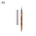 Wood Handle Nail Art Liner Brush Set – UV Gel & Polish Nail Art Liner Brush QXL 1pcs A5