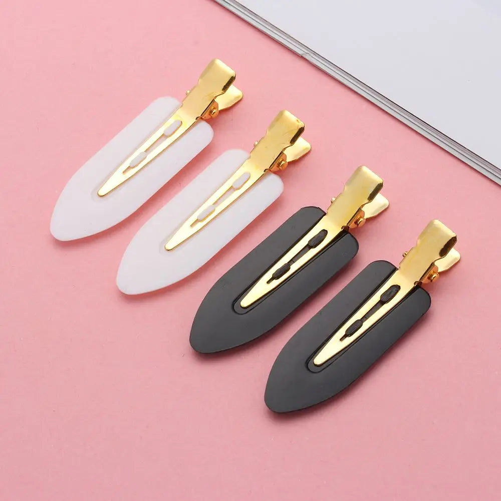 4-Pack Seamless No-Crease Hair Clips | Styling Barrettes Hair Clips QXL