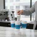 Foldable 4-Cup Rotating Drink Holder with Handle Cup Holder Carrier QXL Default Title