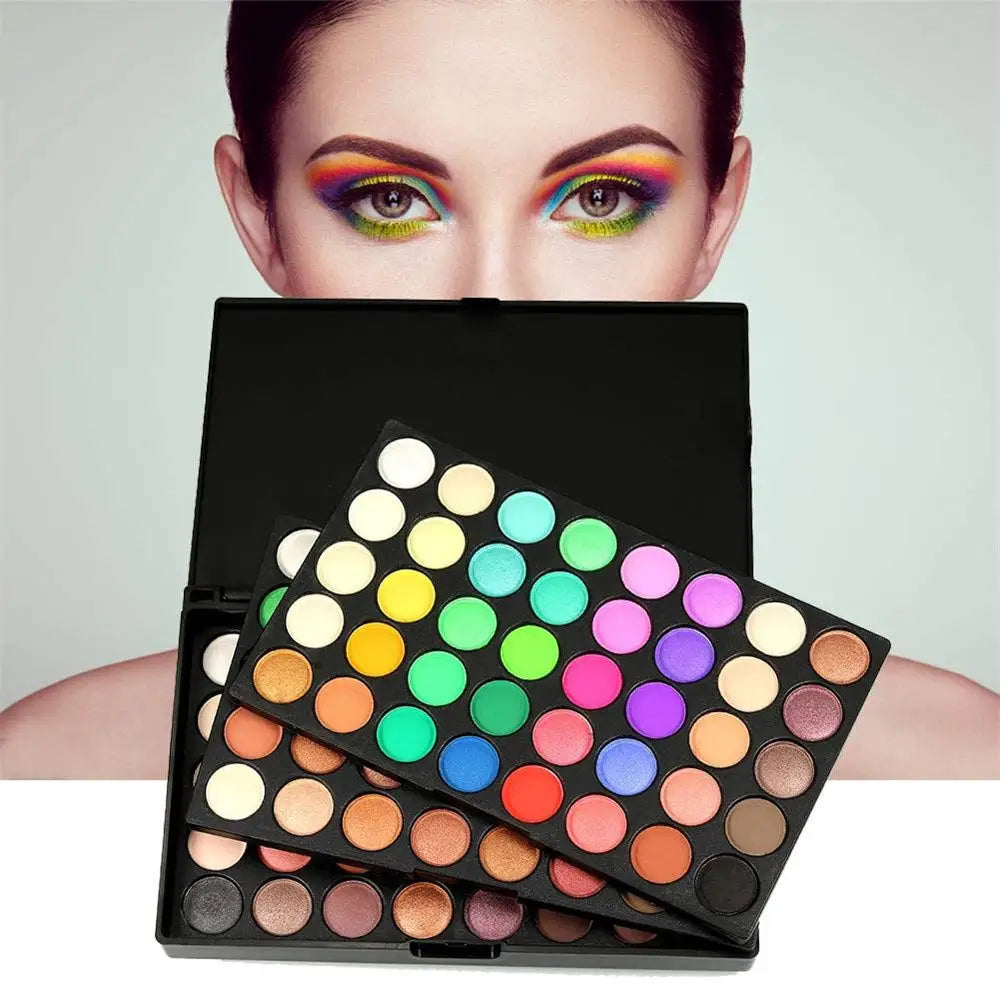 VERONNI 120-Color Eyeshadow Palette – Matte, Glitter & Shimmer Eyeshadow Palette QXL