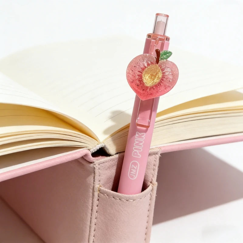 Iced Peach Boba Scented Pendant Pen 0.5mm | Cute Gift Pen Novelty Scented Pen QXL