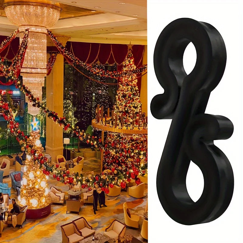 Mini S-Clip Gutter Hooks for Christmas Lights | Easy Install Christmas Light Clips QXL