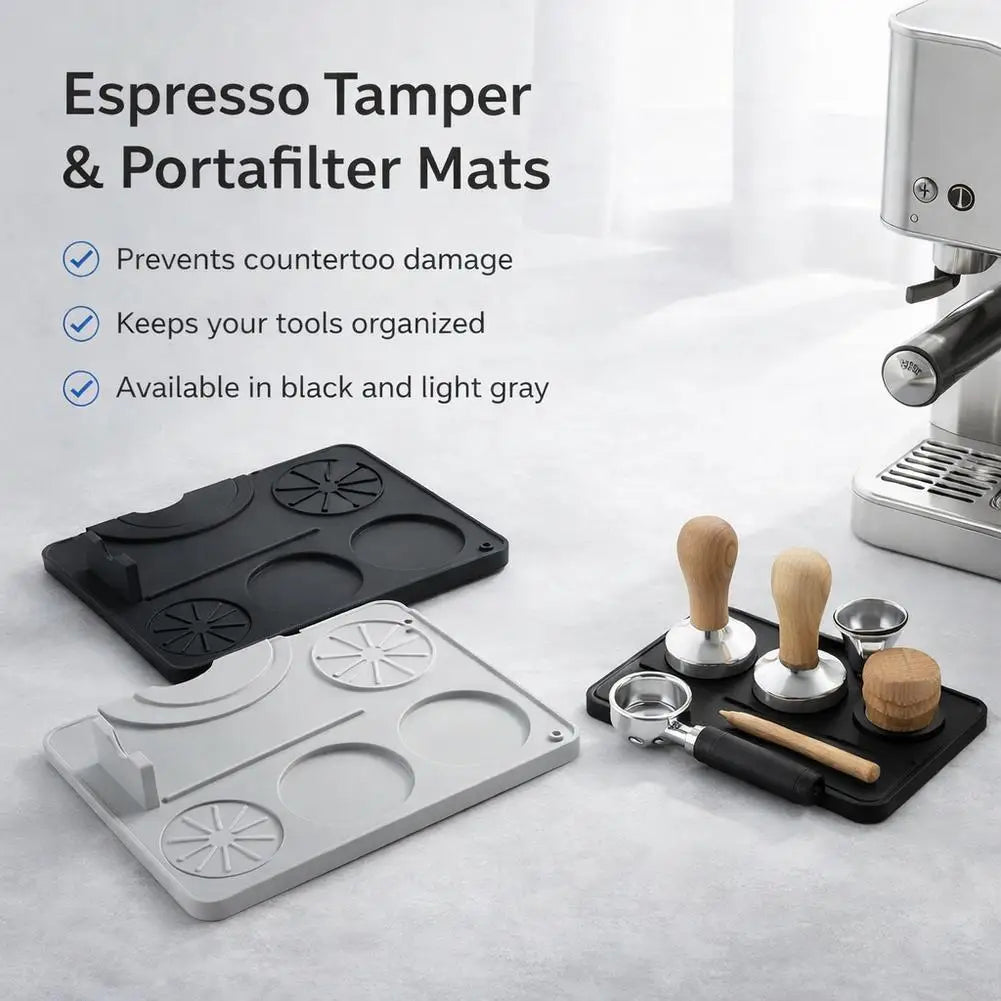 Silicone Espresso Tamping Mat | Non-Slip Barista Tamp Pad Espresso Tamping Mat QXL