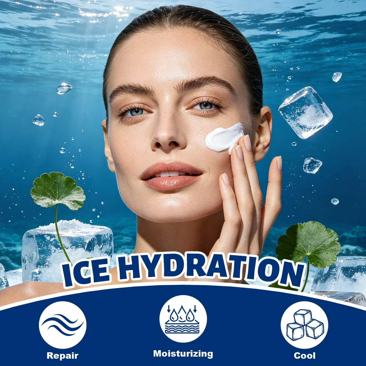 5-Pack Snow Grass Ice Cream Cooling Moisturizing Face Cream Moisturizing Face Cream QXL