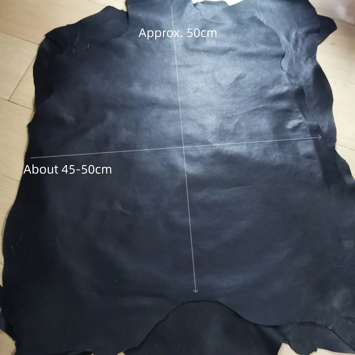 1mm Black Sheepskin Leather Fabric – DIY Shoes & Bags Whole Hide Leather Craft Fabric QXL