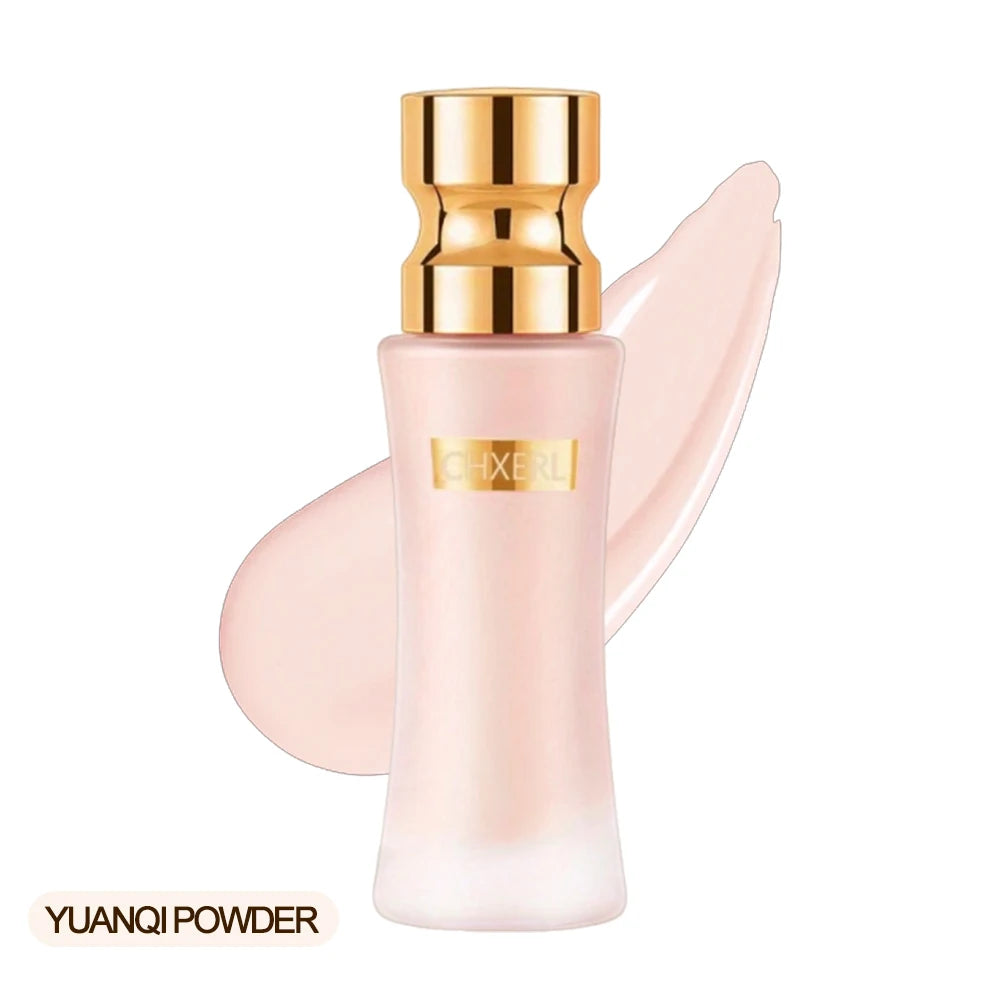 CHXERL Liquid Foundation Concealer – Waterproof Full Coverage Liquid Foundation QXL Yuanqi Powder