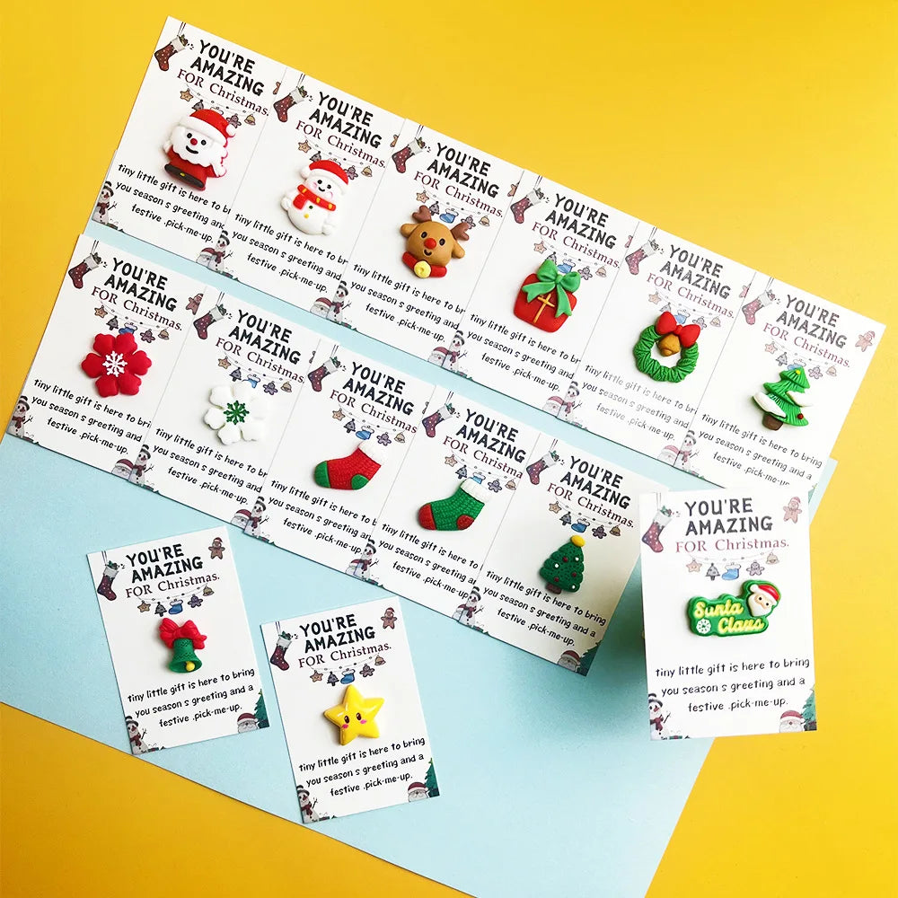 Christmas Resin Pocket Hug Greeting Cards 10/100 Pack | DIY Holiday Greeting Cards QXL 100PCS