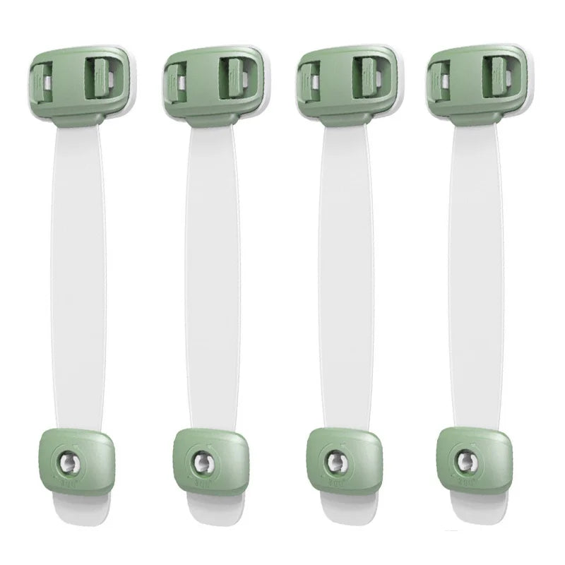 3-Pack Baby Proof Cabinet & Drawer Safety Locks | Child Lock Child Safety Lock QXL B13 Green 4Pcs