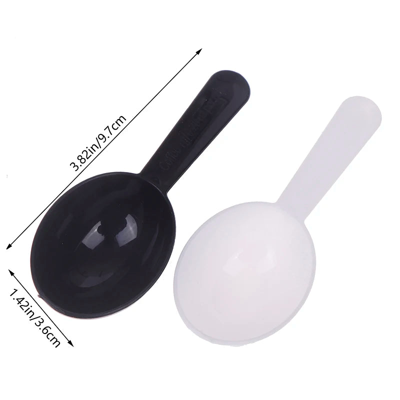 10-Pack Plastic Measuring Scoops 7g 15ml | Coffee & Powder Measuring Scoop Set QXL